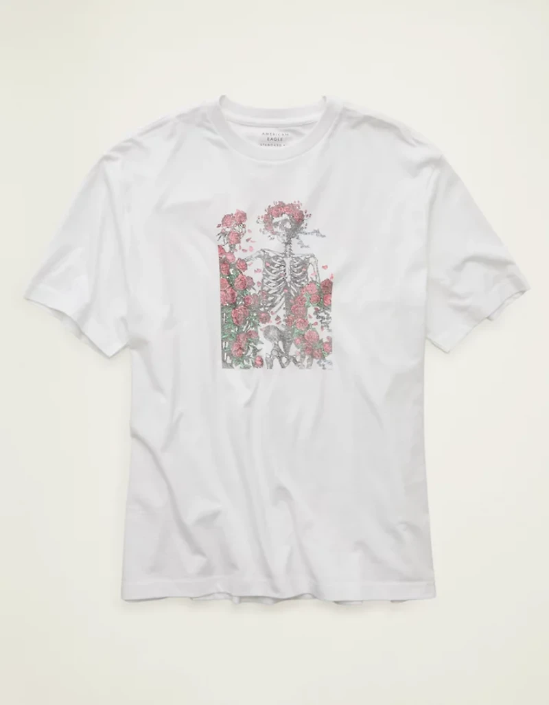 AE Standard Fit Grateful Dead Graphic T-Shirt