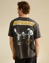 AE Standard Fit Nirvana Graphic T-Shirt
