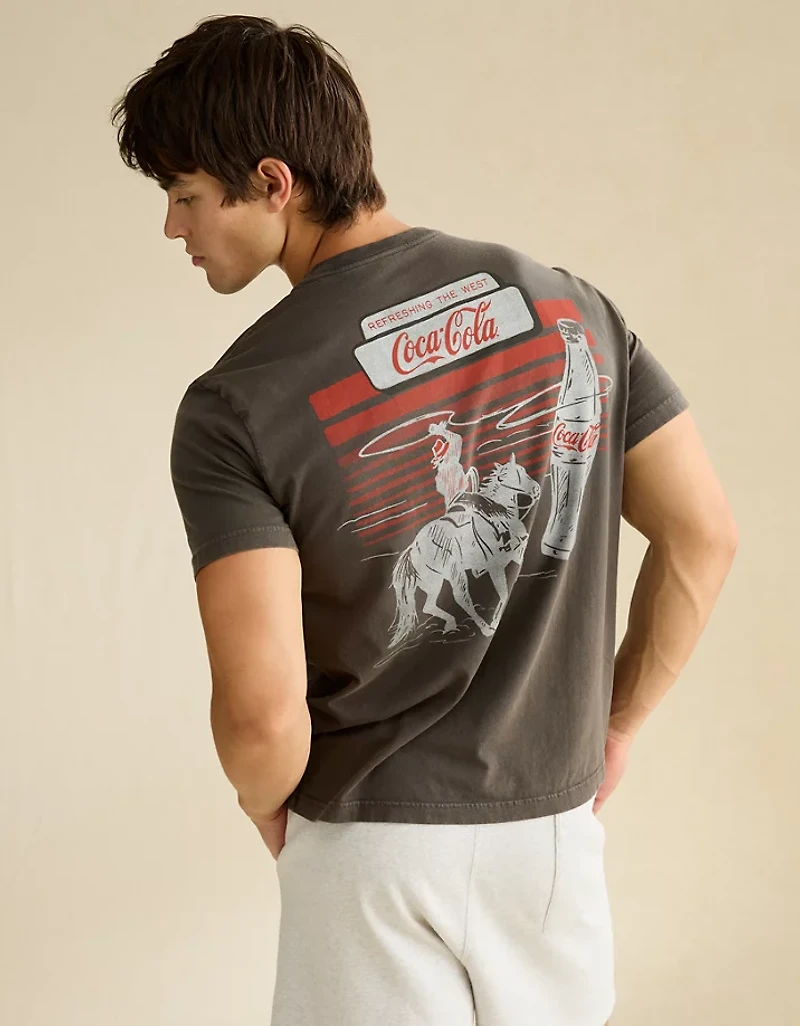 AE Standard Fit Coca-Cola Graphic T-Shirt