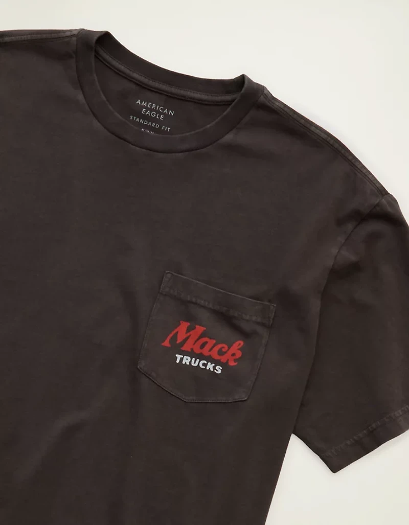 AE Standard Fit Mack Truck Graphic T-Shirt