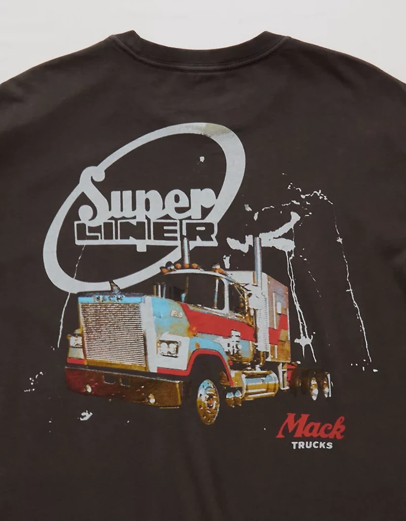 AE Standard Fit Mack Truck Graphic T-Shirt