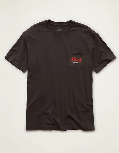 AE Standard Fit Mack Truck Graphic T-Shirt