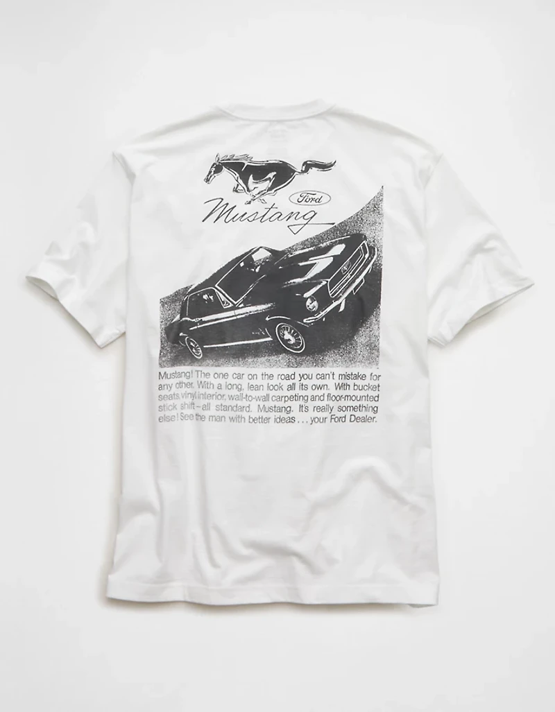 AE Standard Fit Ford Mustang Graphic T-Shirt