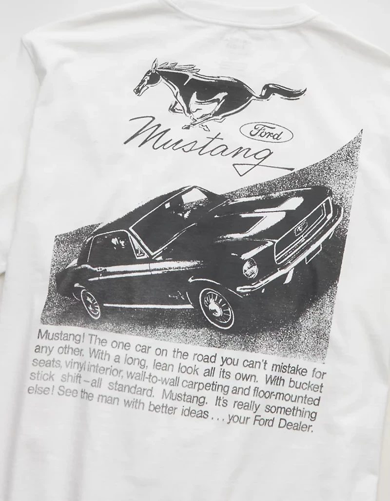 AE Standard Fit Ford Mustang Graphic T-Shirt