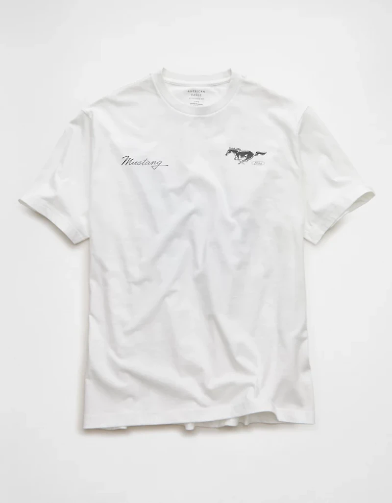 AE Standard Fit Ford Mustang Graphic T-Shirt
