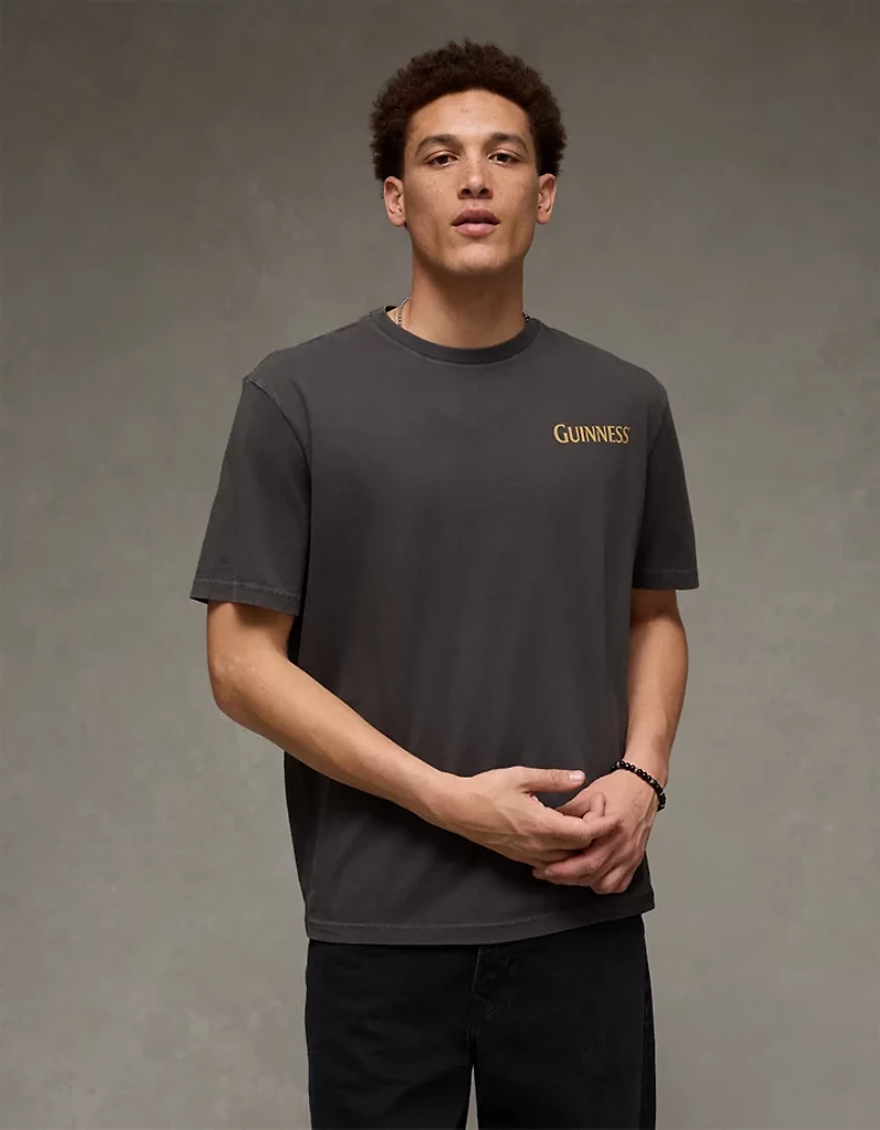 AE Standard Fit Guinness Graphic T-Shirt