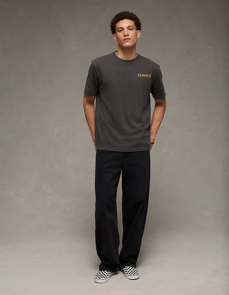 AE Standard Fit Guinness Graphic T-Shirt