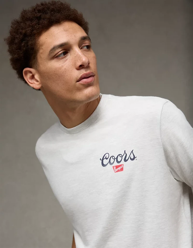 AE Standard Fit Coors Graphic T-Shirt