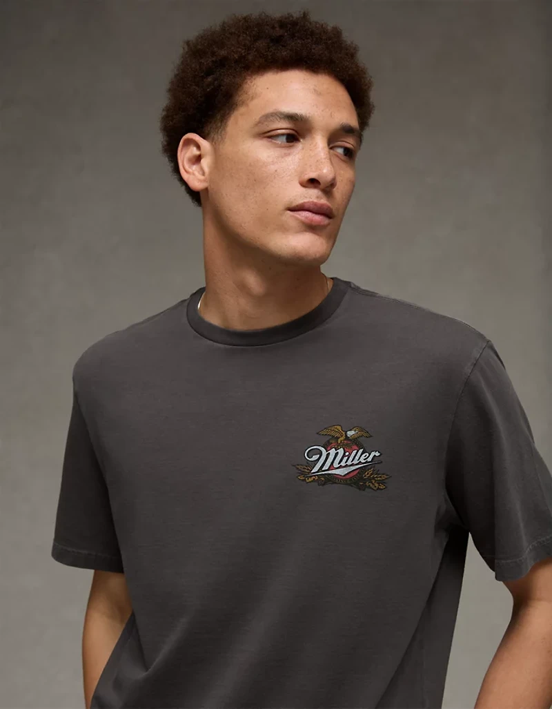 AE Standard Fit Miller Graphic T-Shirt