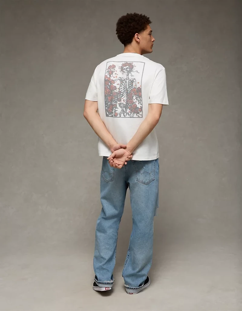 AE Standard Fit Grateful Dead Graphic T-Shirt