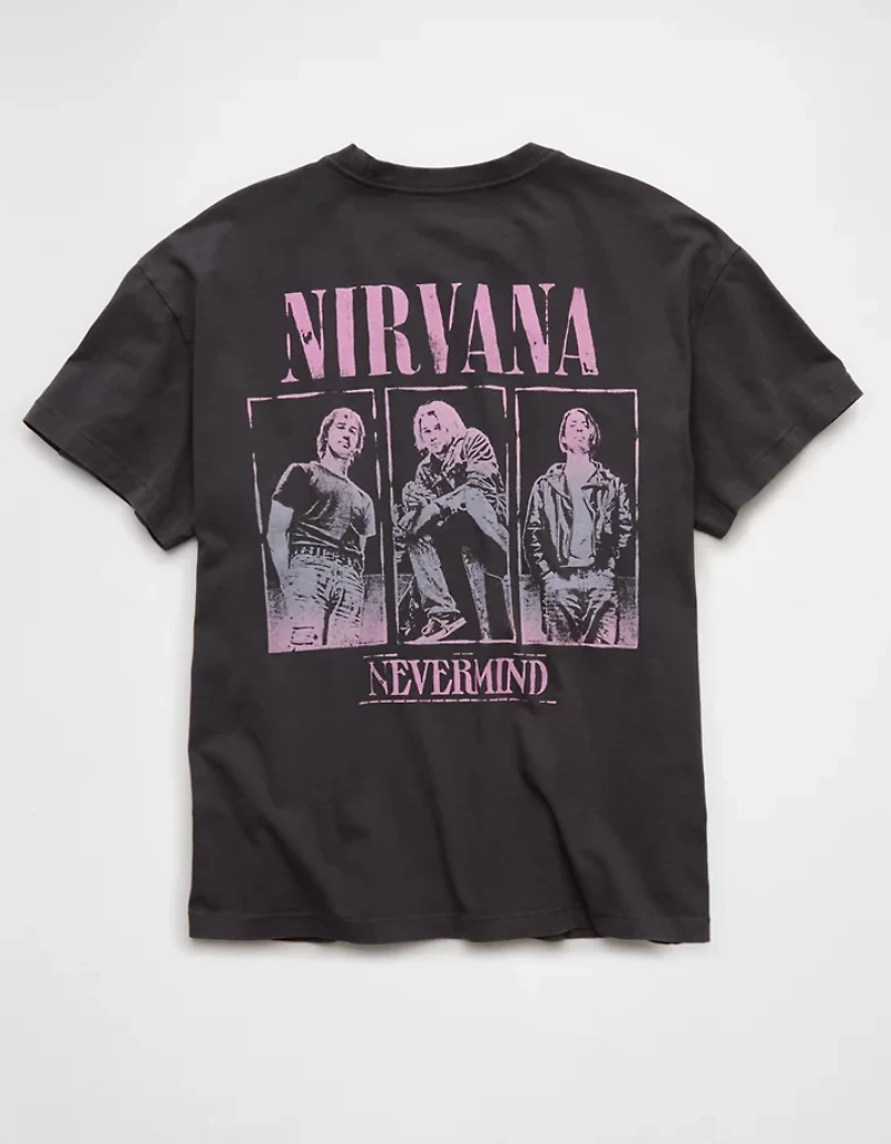 AE Shrunken Fit Nirvana Graphic T-Shirt