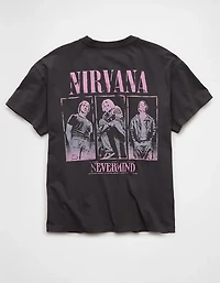 AE Shrunken Fit Nirvana Graphic T-Shirt