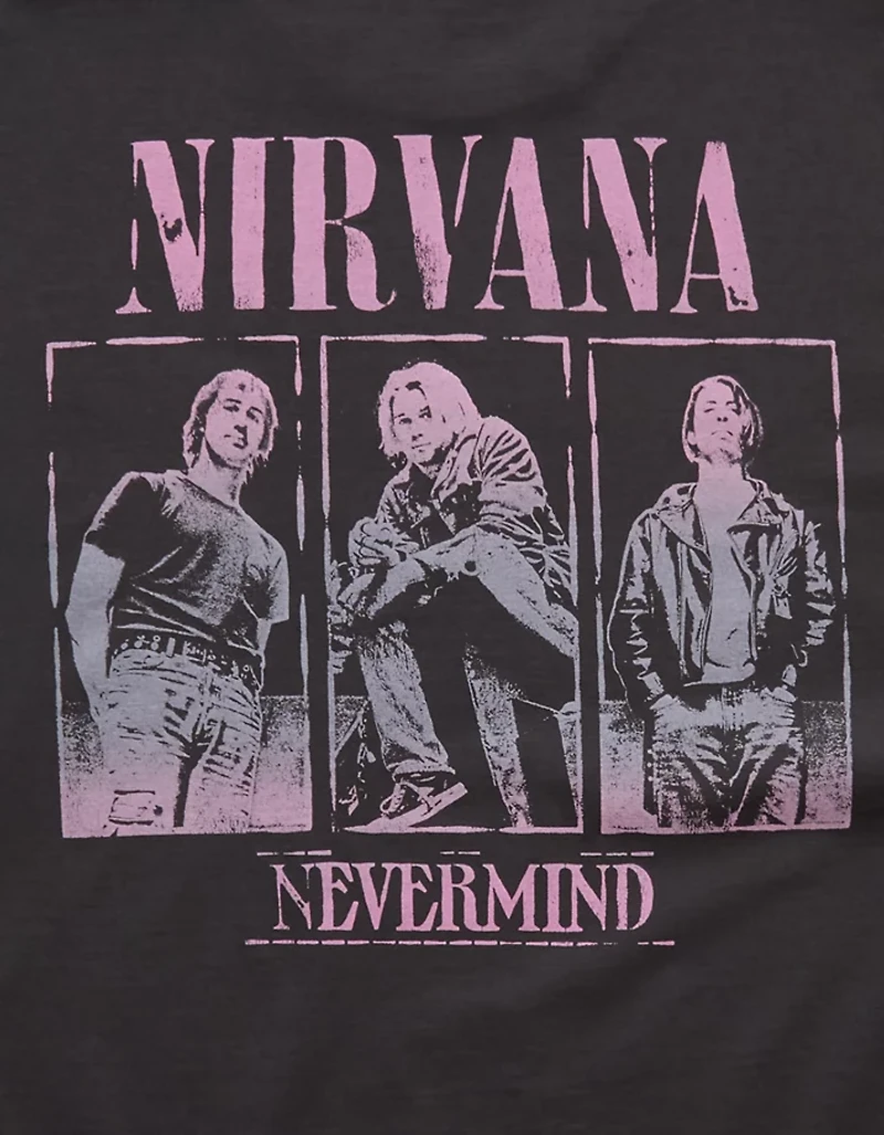 AE Shrunken Fit Nirvana Graphic T-Shirt