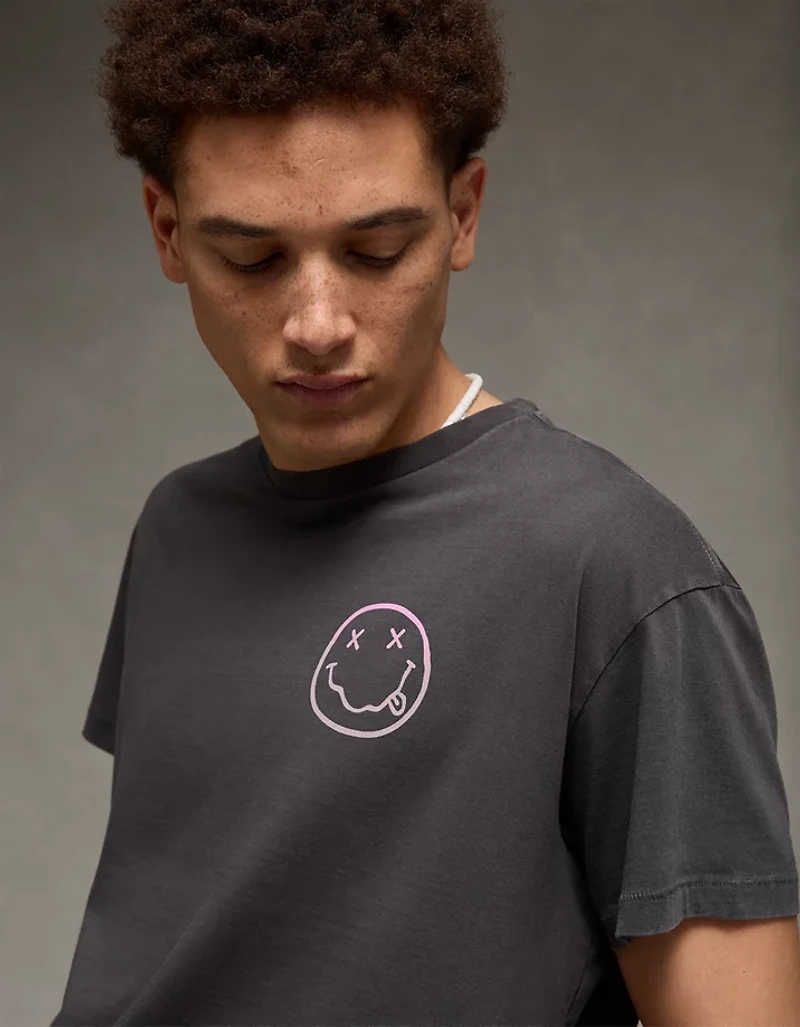AE Shrunken Fit Nirvana Graphic T-Shirt