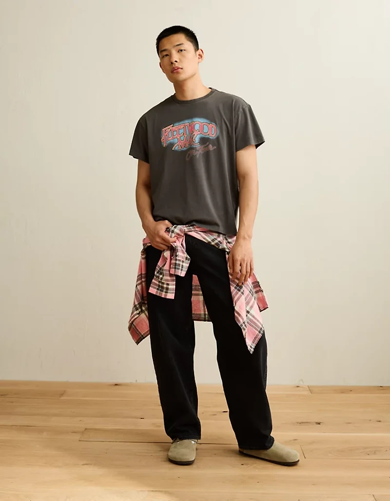 AE Shrunken Fit Fleetwood Mac Graphic T-Shirt