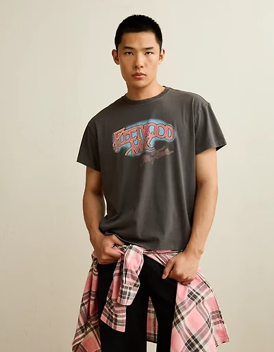 AE Shrunken Fit Fleetwood Mac Graphic T-Shirt