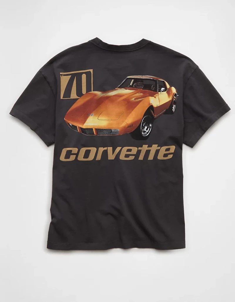 T-shirt rétréci à image Corvette AE