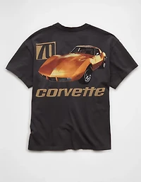 T-shirt rétréci à image Corvette AE