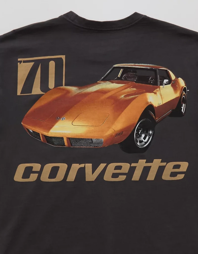 T-shirt rétréci à image Corvette AE