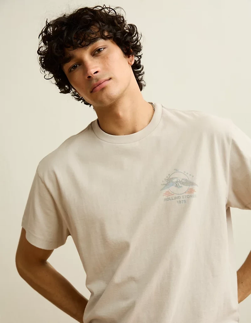 AE Shrunken Fit Rolling Stones Graphic T-Shirt