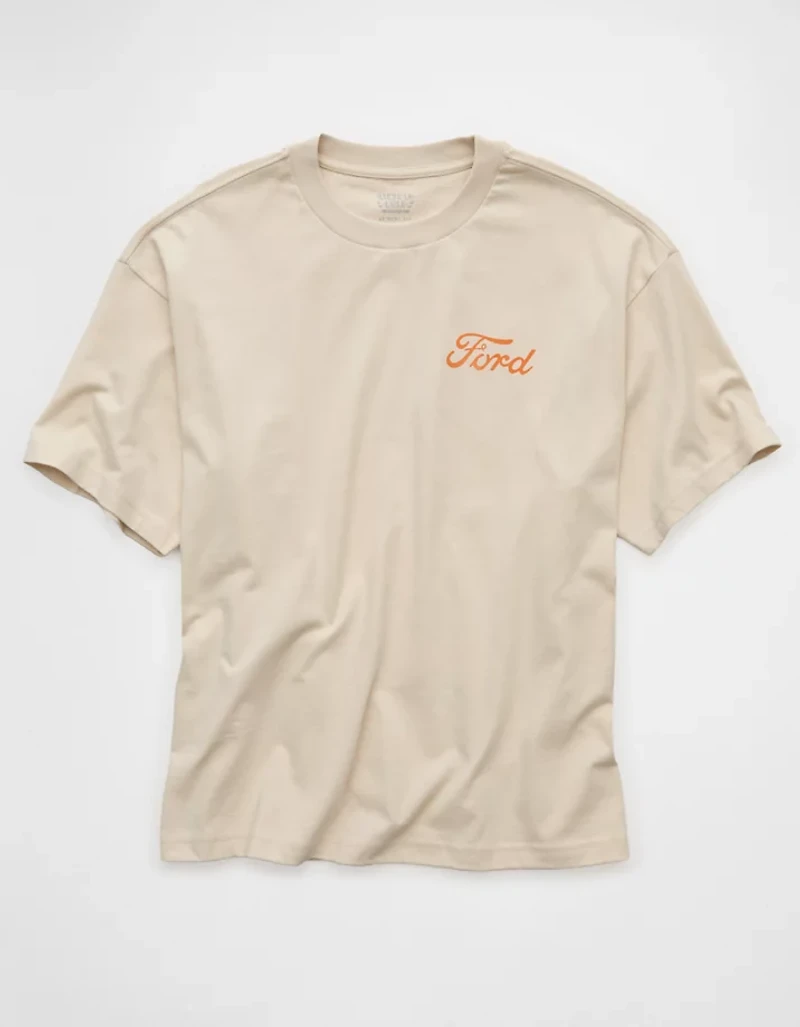 AE Boxy Fit Ford Halloween Graphic T-Shirt