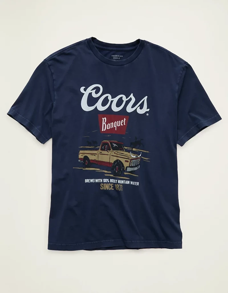 AE Standard Fit Coors Graphic T-Shirt