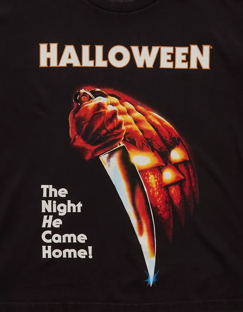AE Boxy Fit Halloween Movie Graphic T-Shirt