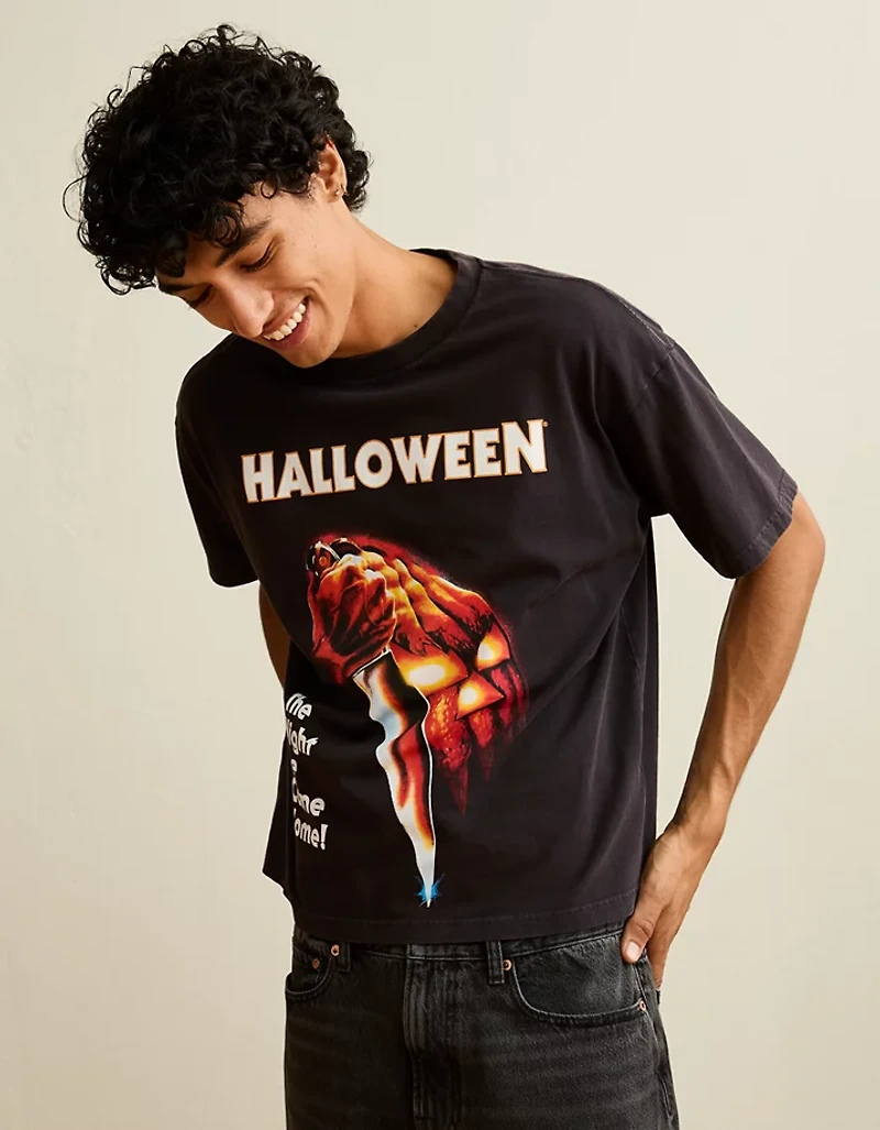 AE Boxy Fit Halloween Movie Graphic T-Shirt