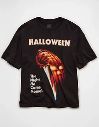 AE Boxy Fit Halloween Movie Graphic T-Shirt
