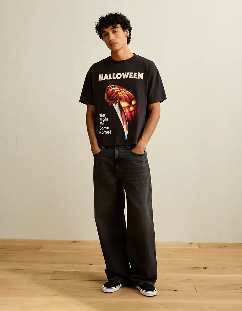 AE Boxy Fit Halloween Movie Graphic T-Shirt