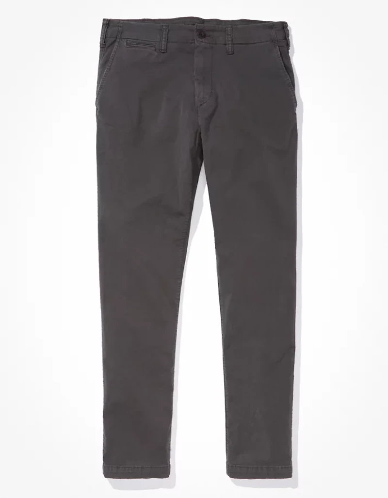 AE Flex Athletic Straight Lived-In Khaki Pant