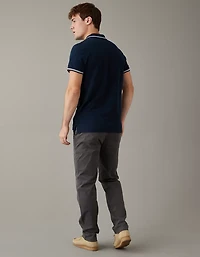 AE Flex Athletic Straight Lived-In Khaki Pant