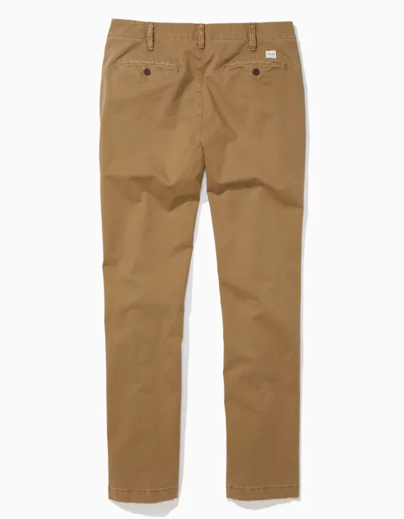 AE Flex Athletic Straight Lived-In Khaki Pant