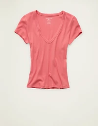 AE V-Neck Hey Baby Tee
