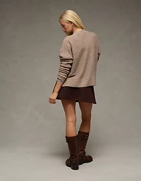 Chandail à col rond si doux Whoa AE