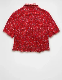Chemisier à motif floral AE