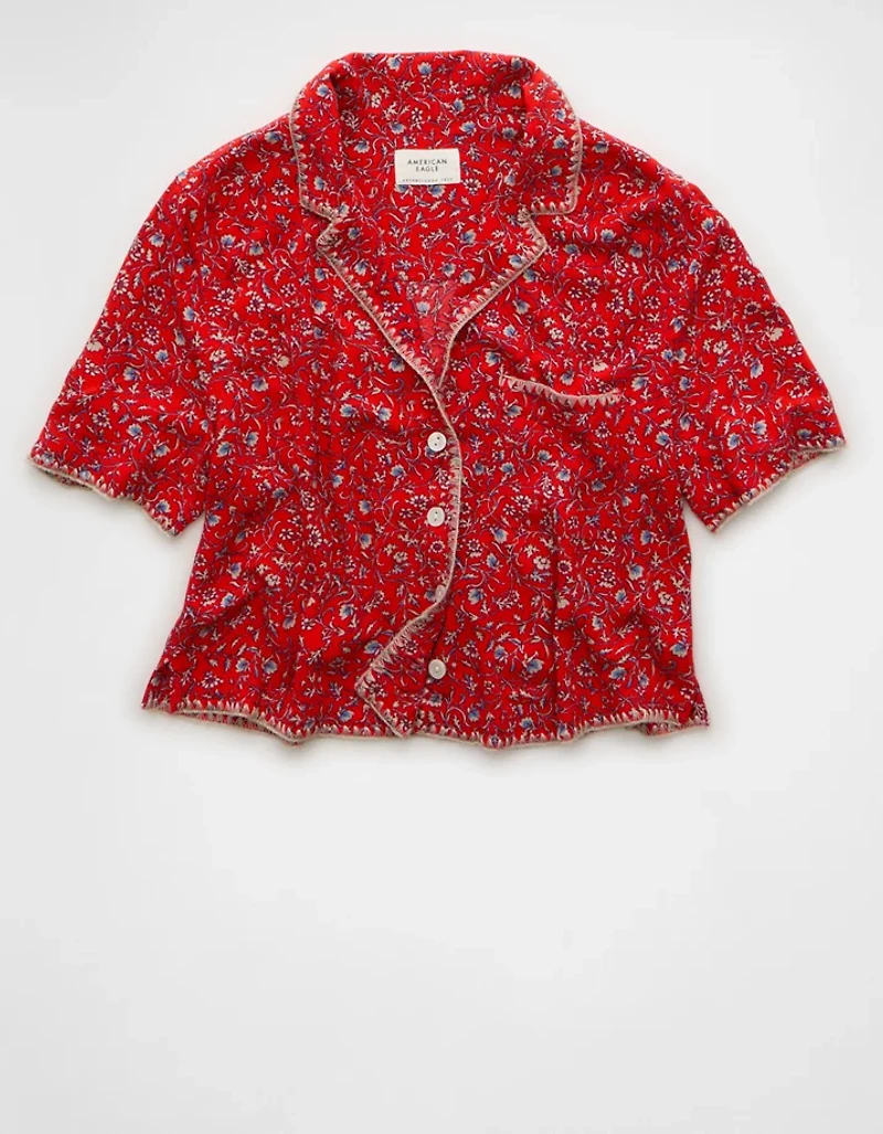 Chemisier à motif floral AE