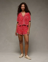 AE Floral Button-Up Shirt