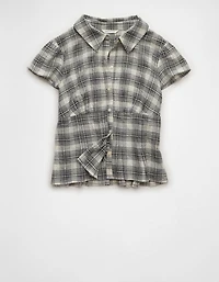 Chemise boutonnée à manches courtes AE
