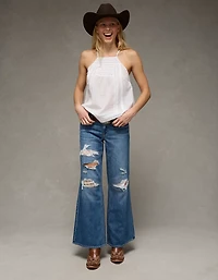 AE x Stagecoach Lace Bandana Halter Top