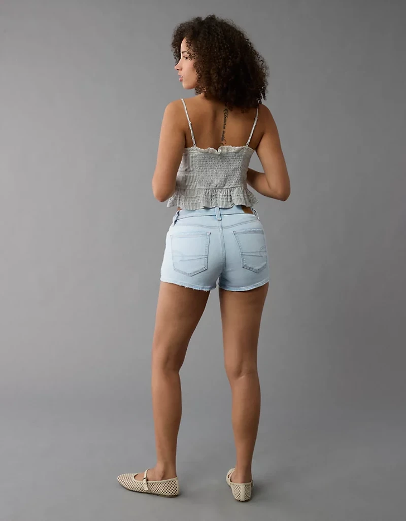 AE Next Level Curvy High-Waisted Denim Short