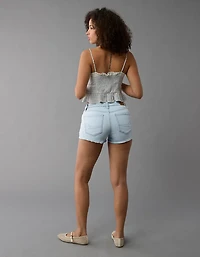 AE Next Level Curvy High-Waisted Denim Short
