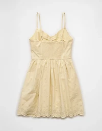 AE V-Neck Embroidered Mini Dress