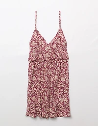 AE V-Neck Ruffle Mini Dress