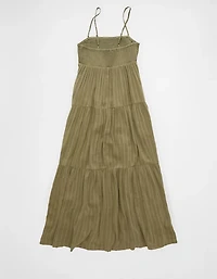 AE Smocked Babydoll Midi Dress