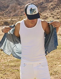 Débardeur côtelé AE