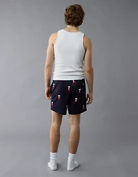 AE Sofa Surfin' 6" Snoopy Graphic Mesh Lounge Short