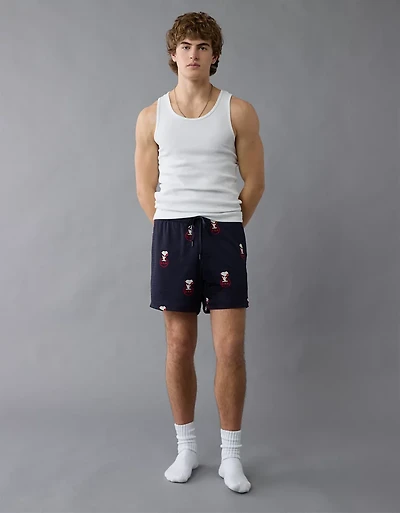 AE Sofa Surfin' 6" Snoopy Graphic Mesh Lounge Short