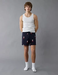 AE Sofa Surfin' 6" Snoopy Graphic Mesh Lounge Short