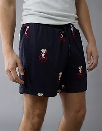 AE Sofa Surfin' 6" Snoopy Graphic Mesh Lounge Short